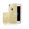 iPhone 17e / 16e GLITTER szilikon tok, arany
