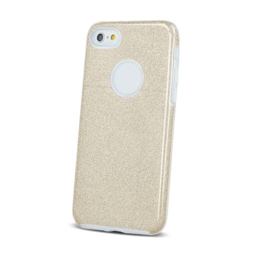 iPhone 17e / 16e GLITTER szilikon tok, arany