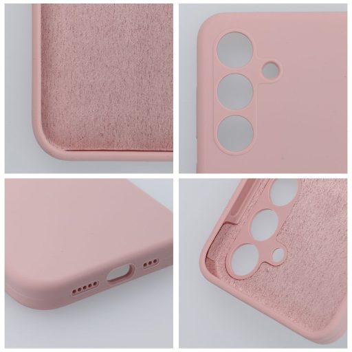 iPhone 16 - Forcell SILICONE 2mm-es tok - púderrózsaszín