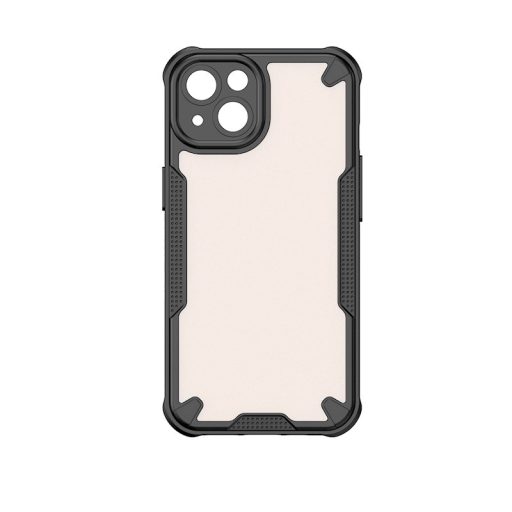 iPhone 17 Air - Defender Matt ütésálló tok, fekete
