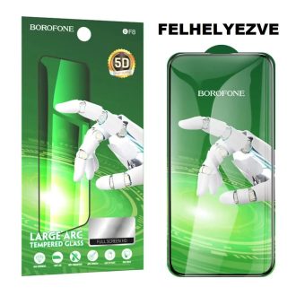   iPhone 17 Pro - teljes képernyős 5D edzett üvegfólia – Megerősített aluminoszilikát