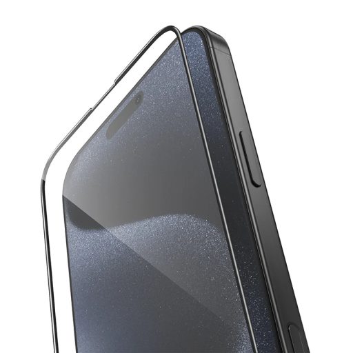 iPhone 18 Pro - teljes képernyős 5D edzett üvegfólia – Megerősített aluminoszilikát